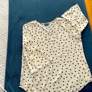 Pretty polka dot blouse perfect for the office